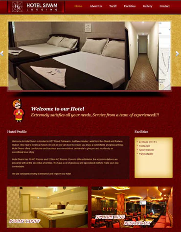 Custom web design project